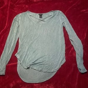 Sage Green Long Sleeve Top